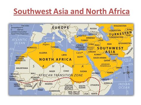 Map of Southwest Asia and North Africa